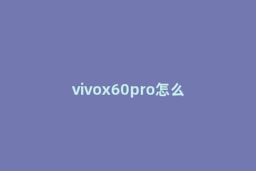 vivox60pro怎么关闭应用自动补齐 vivox60pro如何关闭应用