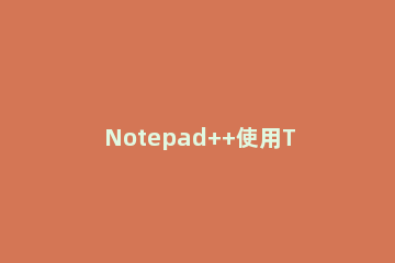 Notepad++使用Tidy2格式化HTML文档的具体方法