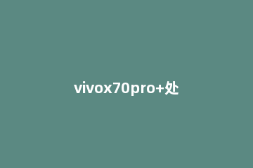vivox70pro+处理器怎么样 vivox70pro用的什么处理器