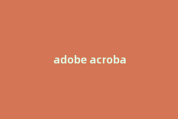 adobe acrobat reader dc怎么编辑pdf?adobe acrobat reader dc编辑pdf的方法