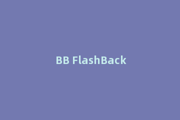 BB FlashBack将视频画面进行水平翻转的操作教程