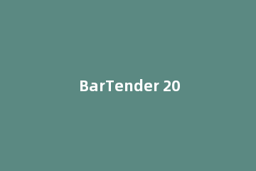 BarTender 2019如何安装破解