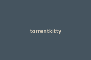 torrentkitty番号的使用教程 torrentkitty资源