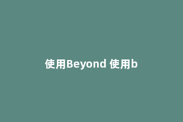使用Beyond 使用beyond compare