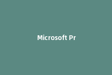 Microsoft Project设置分页打印的具体操作教程
