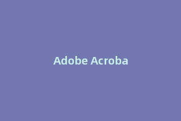 Adobe Acrobat XI Pro怎么修改PDF内容