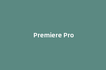 Premiere Pro 加粗语音混响效果如何设置