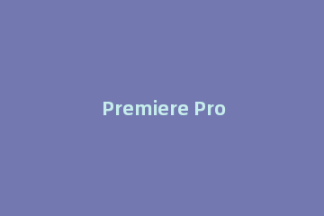 Premiere Pro中添加视频轨道的相关操作教程