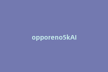 opporeno5kAI证件照如何拍摄 oppo reno4可以拍证件照吗