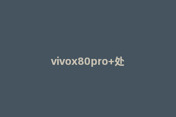 vivox80pro+处理器性能好吗 手机vivox50pro好还是苹果8p好